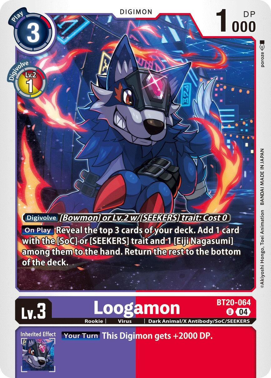 Image for Loogamon (BT19-20) (BT20-064 U) - Digimon Card Game