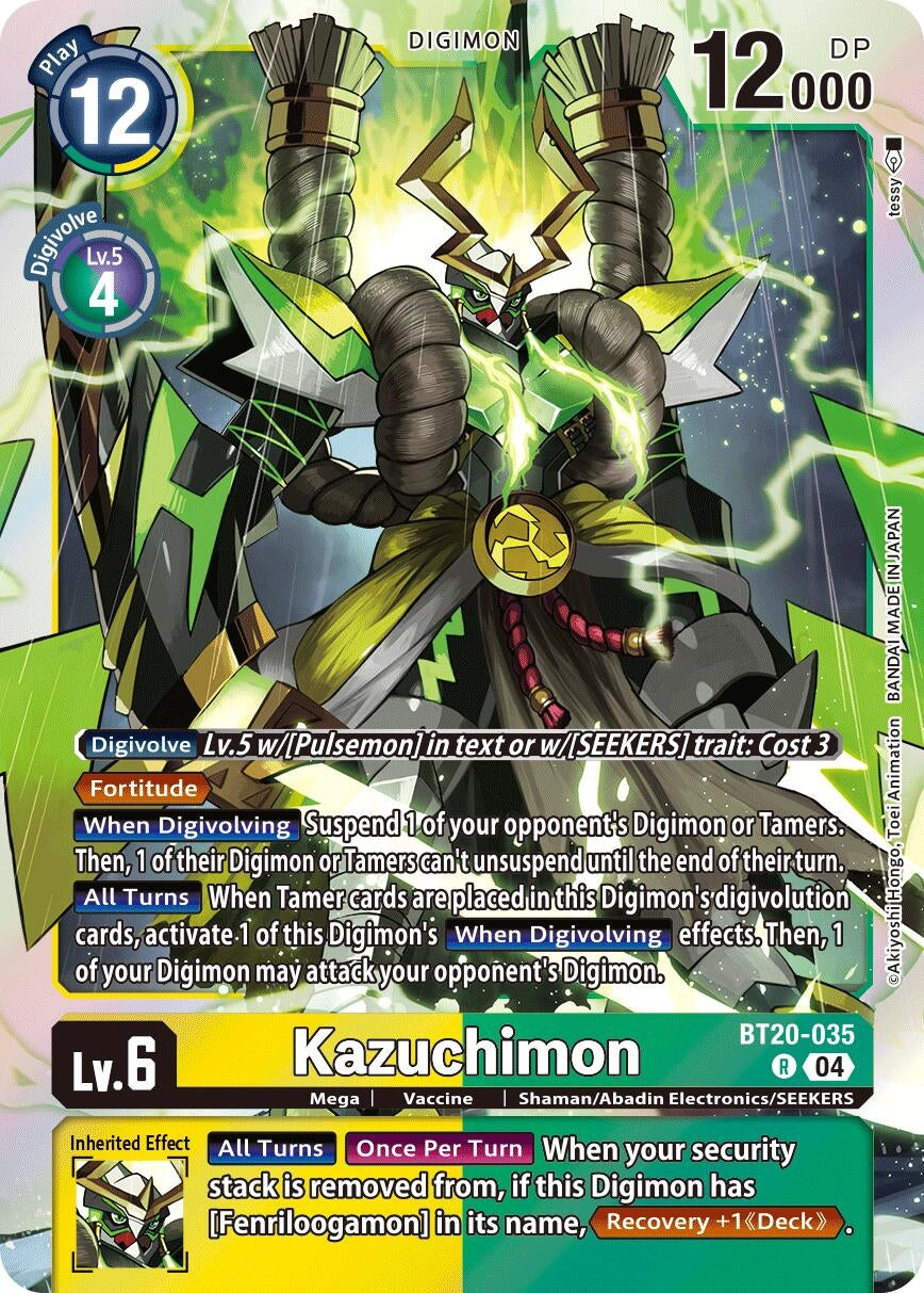 Image for Kazuchimon (BT19-20) (BT20-035 R) - Digimon Card Game