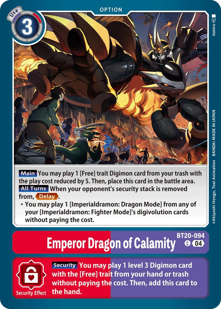 Image for Emperor Dragon of Calamity (BT19-20) (BT20-094 C) - Digimon Card Game