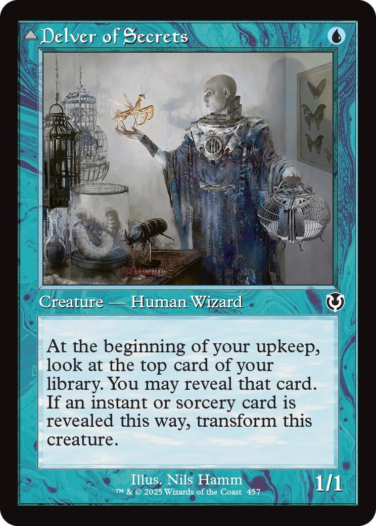 Image for Delver of Secrets (Retro Frame) (Innistrad Remastered) (457) - Magic: The Gathering