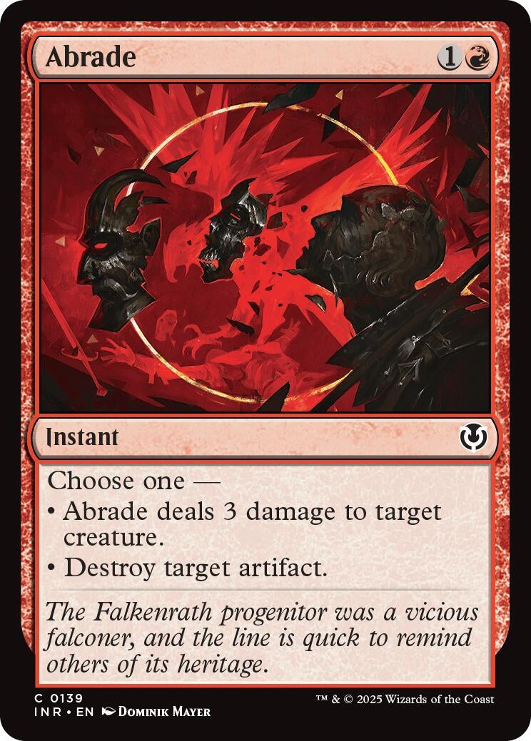 Image for Abrade (Innistrad Remastered) (139) - Magic: The Gathering