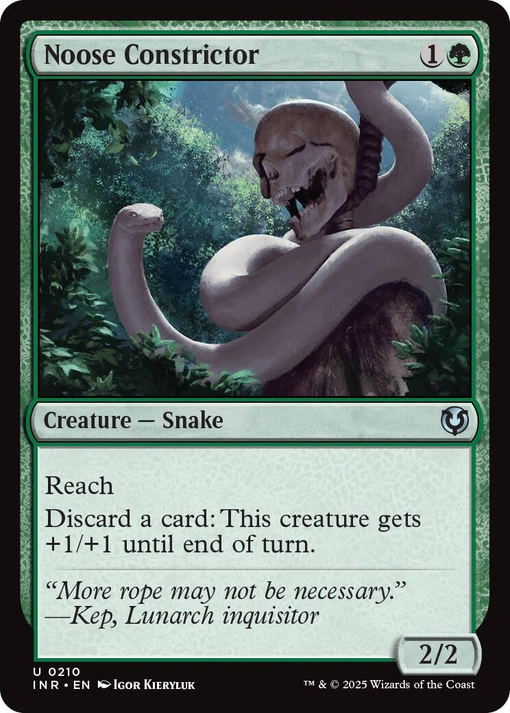 Image for Noose Constrictor (Innistrad Remastered) (210) - Magic: The Gathering