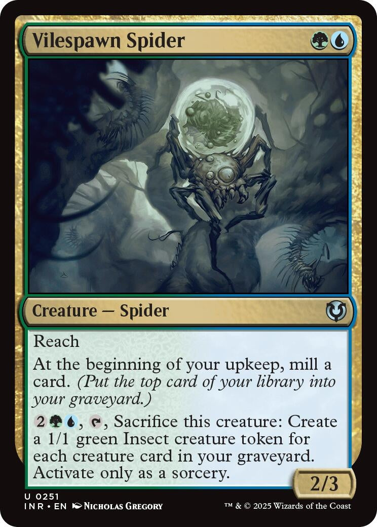 Image for Vilespawn Spider (Innistrad Remastered) (251) - Magic: The Gathering