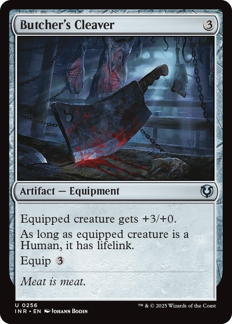 Image for Butcher's Cleaver (Innistrad Remastered) (256) - Magic: The Gathering