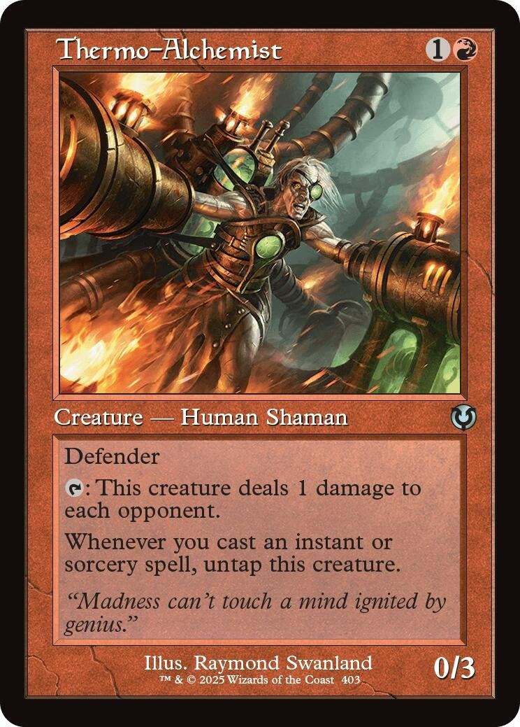 Image for Thermo-Alchemist (Retro Frame) (Innistrad Remastered) (403) - Magic: The Gathering