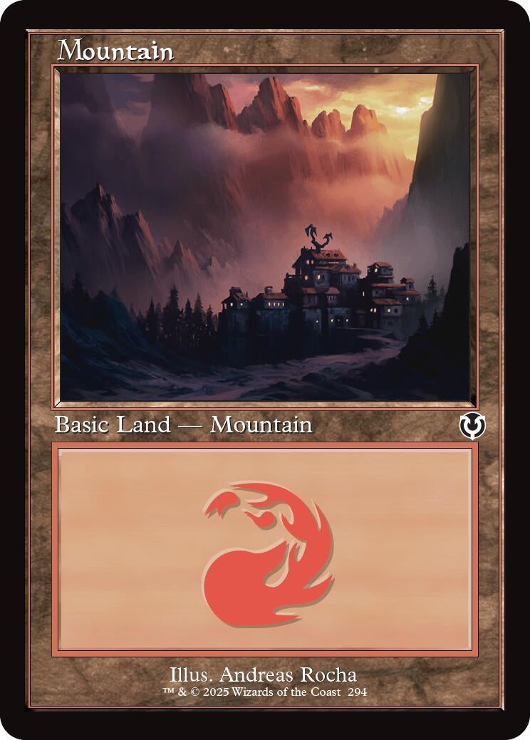 Image for Mountain (294) (Retro Frame) (Innistrad Remastered) (294) - Magic: The Gathering