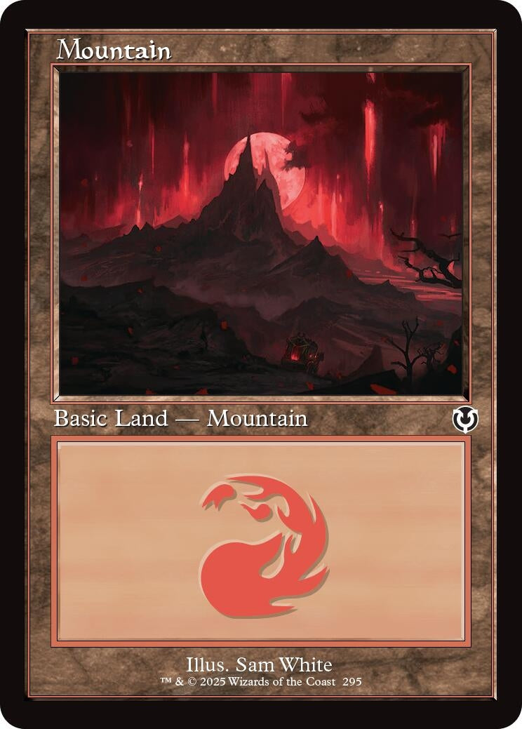Image for Mountain (295) (Retro Frame) (Innistrad Remastered) (295) - Magic: The Gathering