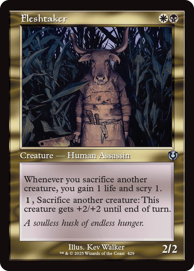 Image for Fleshtaker (Retro Frame) (Innistrad Remastered) (429) - Magic: The Gathering