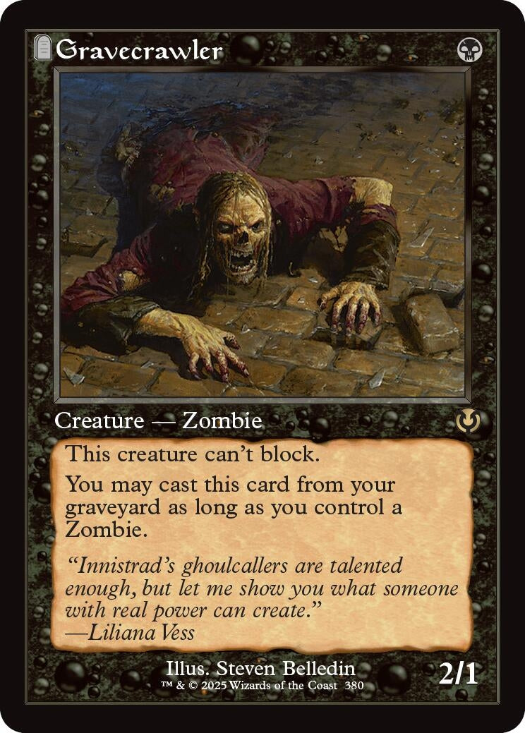 Image for Gravecrawler (Retro Frame) (Innistrad Remastered) (380) - Magic: The Gathering