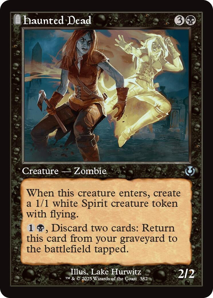 Image for Haunted Dead (Retro Frame) (Innistrad Remastered) (382) - Magic: The Gathering