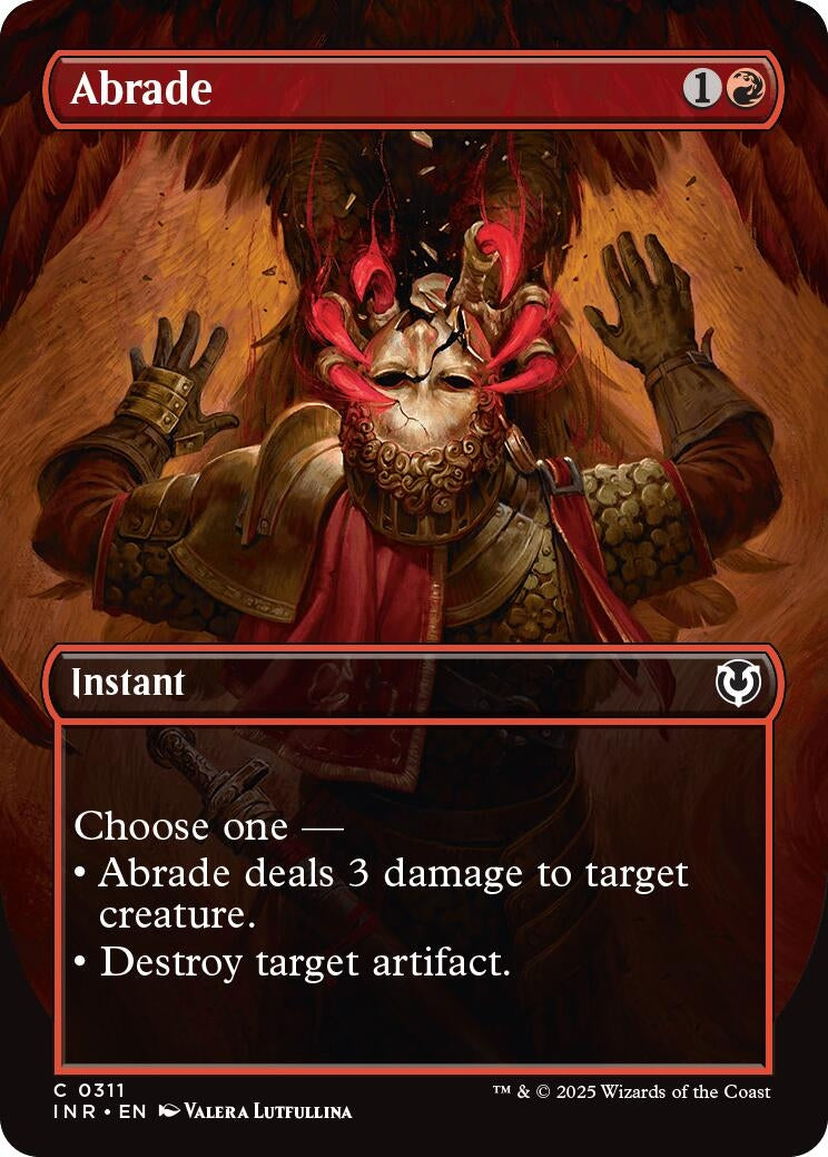 Image for Abrade (Borderless) (Innistrad Remastered) (311) - Magic: The Gathering