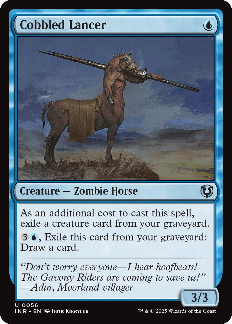 Image for Cobbled Lancer (Innistrad Remastered) (56) - Magic: The Gathering