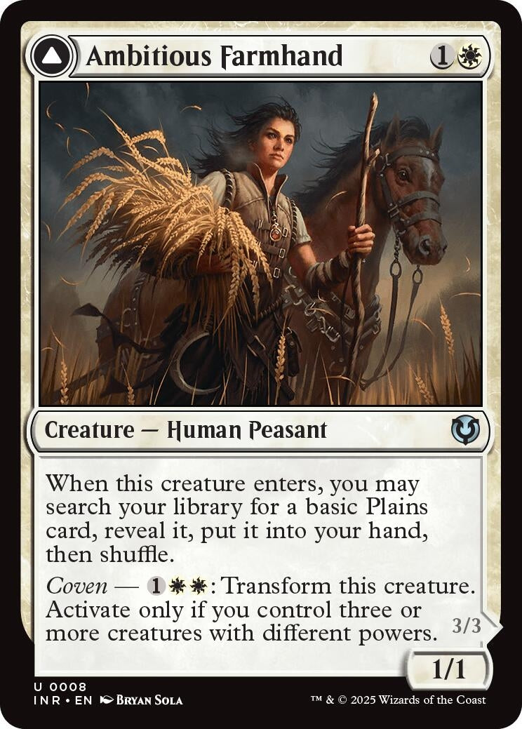Image for Ambitious Farmhand (Innistrad Remastered) (8) - Magic: The Gathering