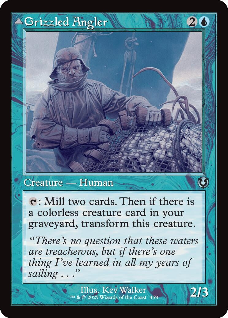 Image for Grizzled Angler (Retro Frame) (Innistrad Remastered) (458) - Magic: The Gathering