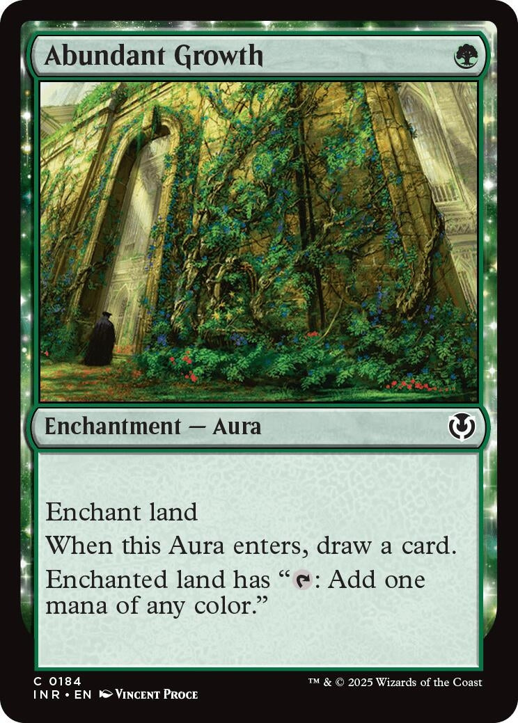 Image for Abundant Growth (Innistrad Remastered) (184) - Magic: The Gathering