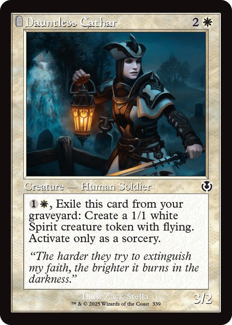 Image for Dauntless Cathar (Retro Frame) (Innistrad Remastered) (339) - Magic: The Gathering