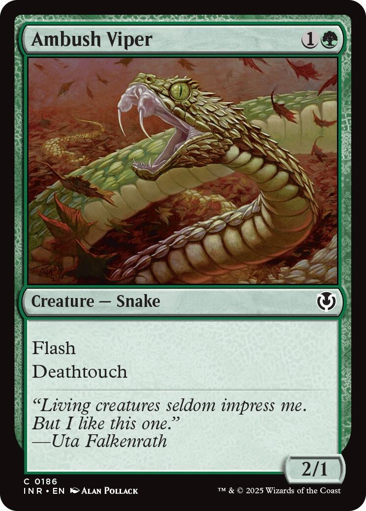 Image for Ambush Viper (Innistrad Remastered) (186) - Magic: The Gathering