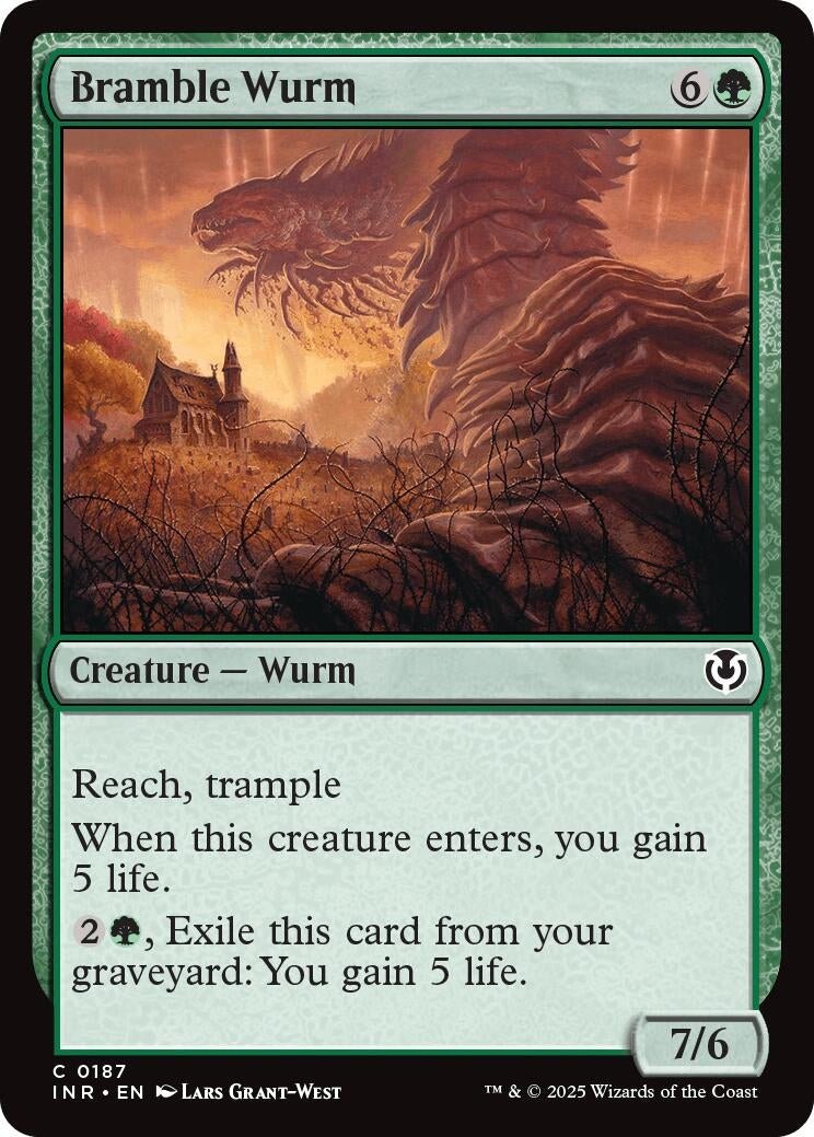 Image for Bramble Wurm (Innistrad Remastered) (187) - Magic: The Gathering