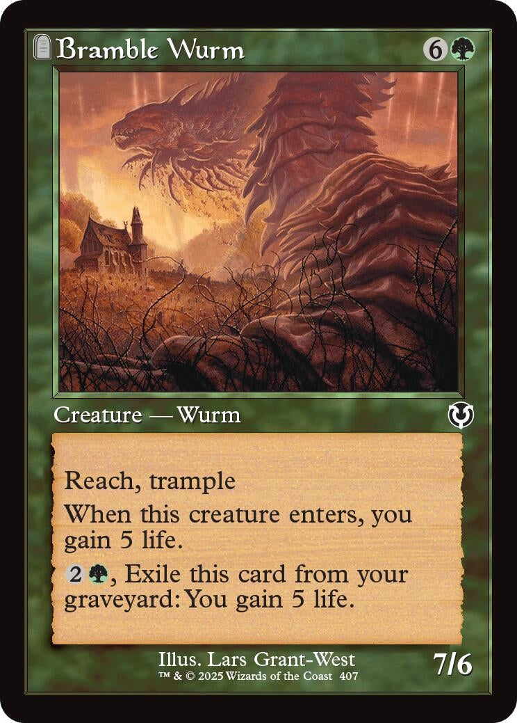 Image for Bramble Wurm (Retro Frame) (Innistrad Remastered) (407) - Magic: The Gathering