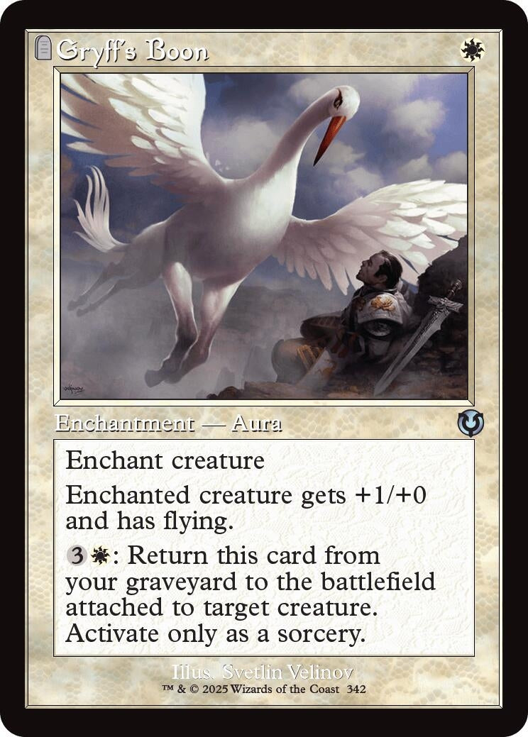Image for Gryff's Boon (Retro Frame) (Innistrad Remastered) (342) - Magic: The Gathering
