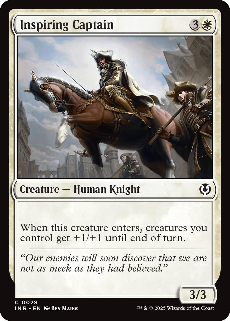 Image for Inspiring Captain (Innistrad Remastered) (28) - Magic: The Gathering