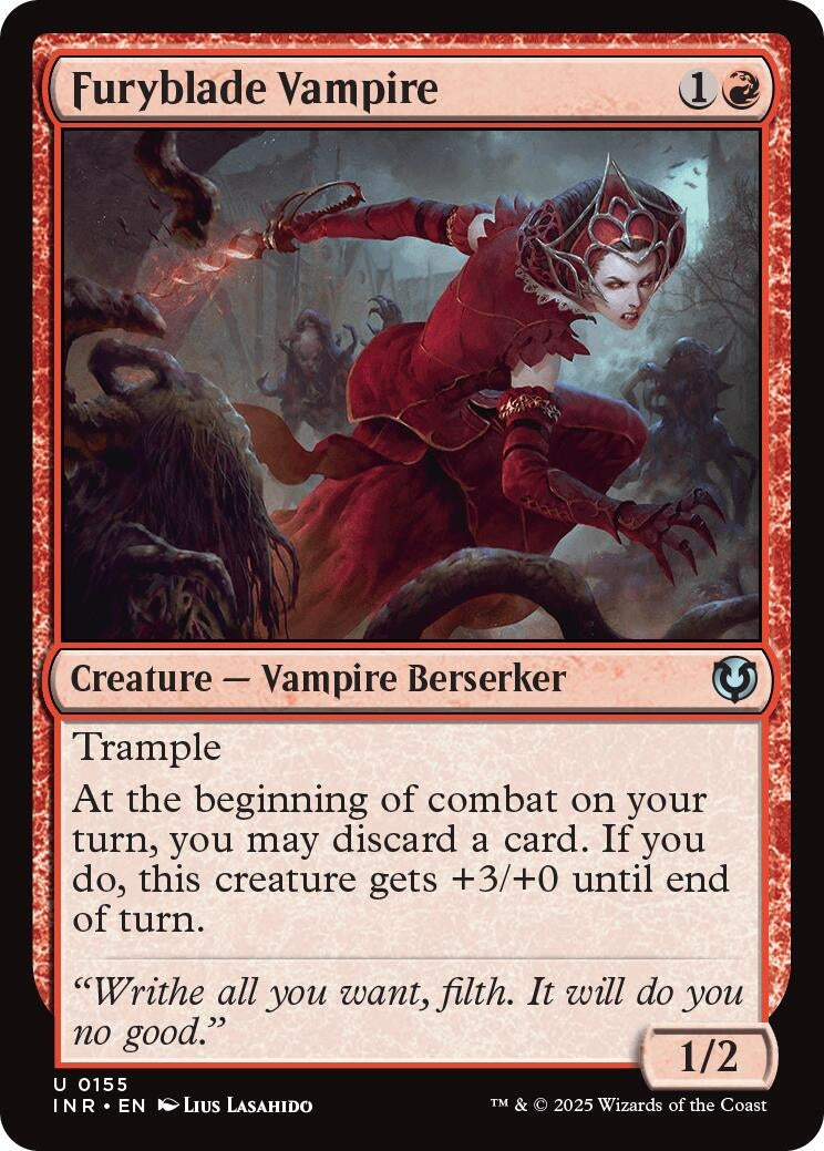 Image for Furyblade Vampire (Innistrad Remastered) (155) - Magic: The Gathering