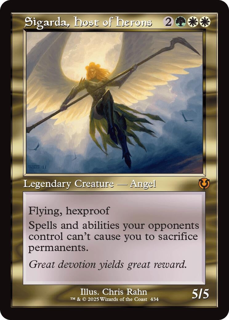 Image for Sigarda, Host of Herons (Retro Frame) (Innistrad Remastered) (434) - Magic: The Gathering