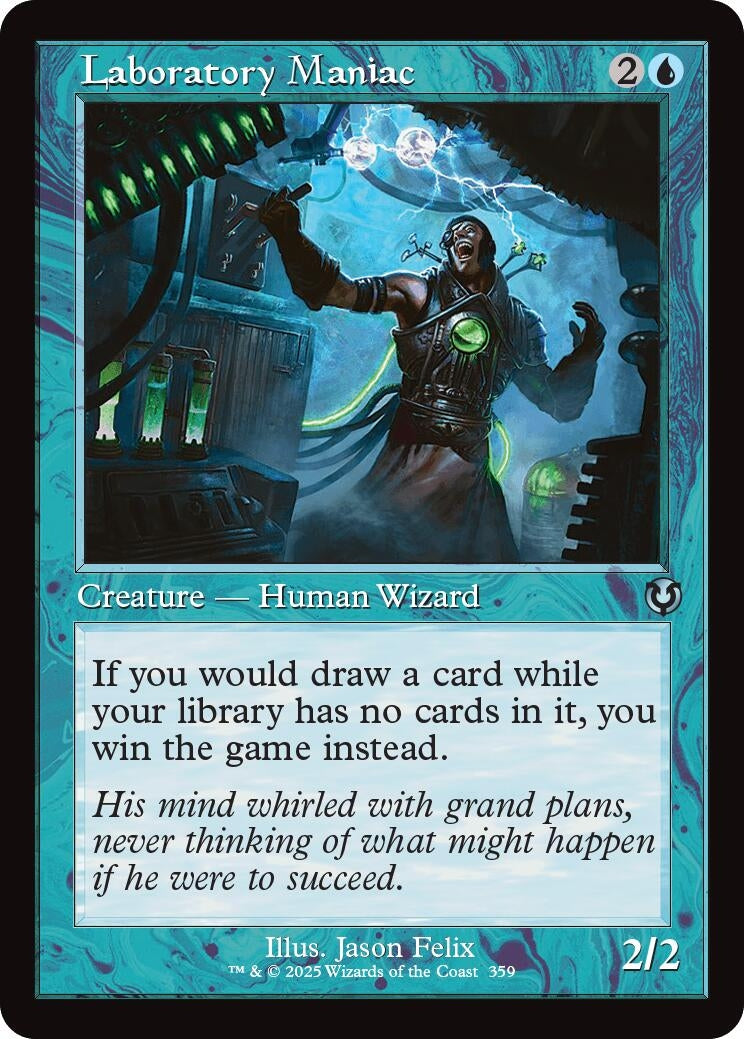 Image for Laboratory Maniac (Retro Frame) (Innistrad Remastered) (359) - Magic: The Gathering
