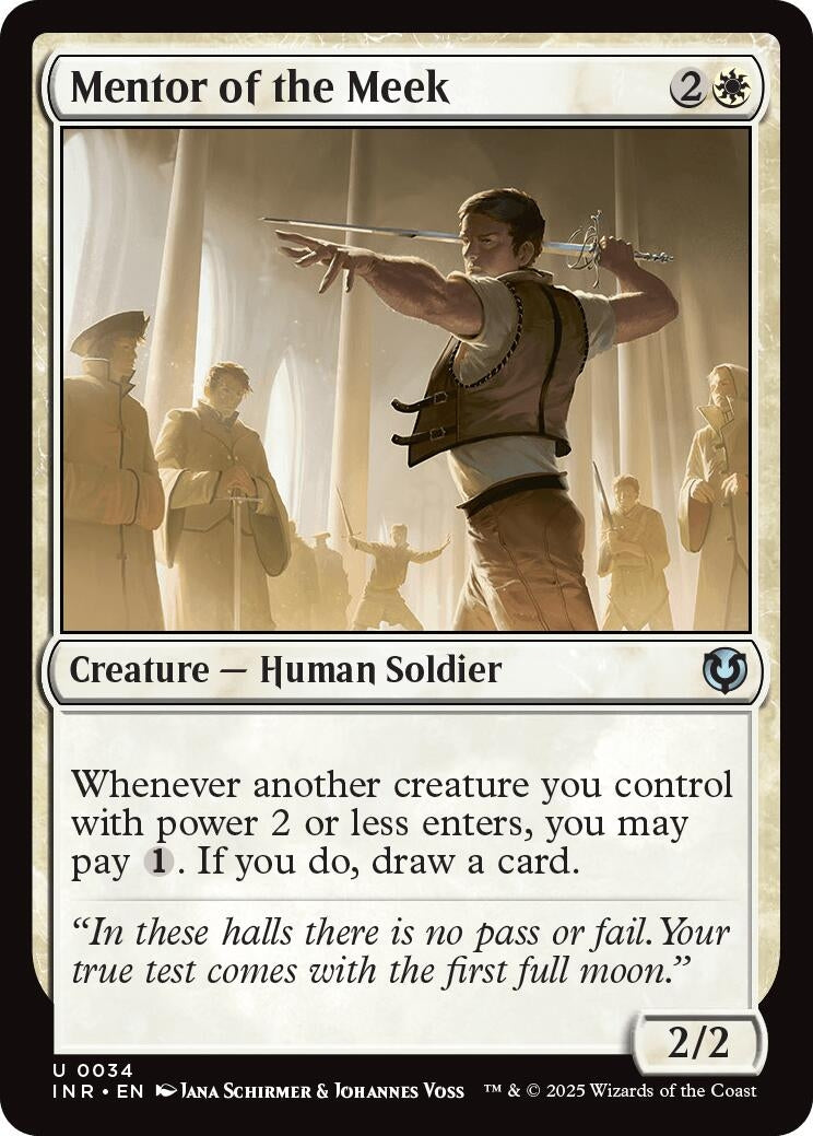 Image for Mentor of the Meek (Innistrad Remastered) (34) - Magic: The Gathering
