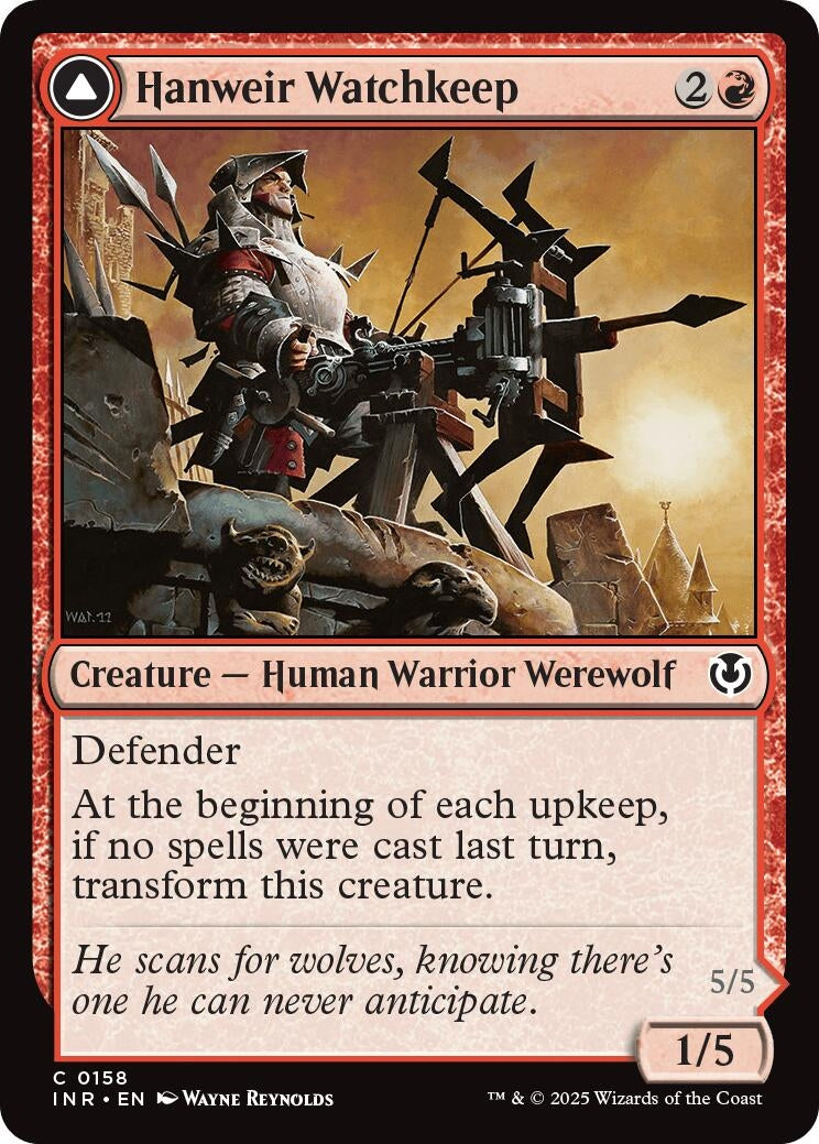 Image for Hanweir Watchkeep (Innistrad Remastered) (158) - Magic: The Gathering