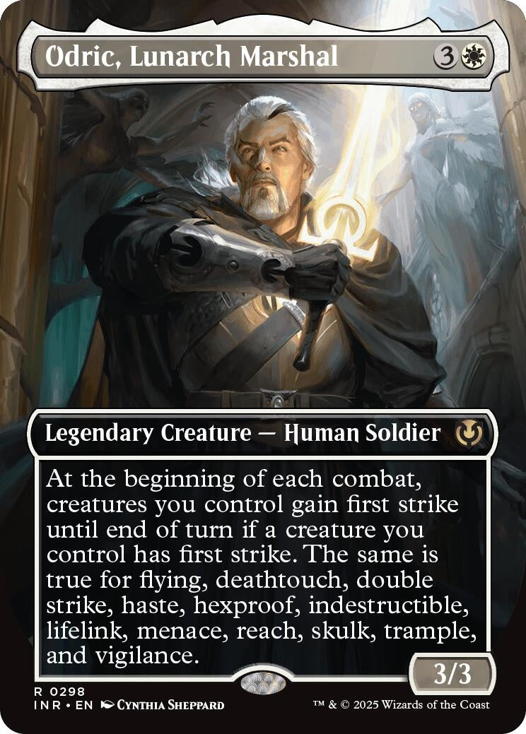 Image for Odric, Lunarch Marshal (Borderless) (Innistrad Remastered) (298) - Magic: The Gathering