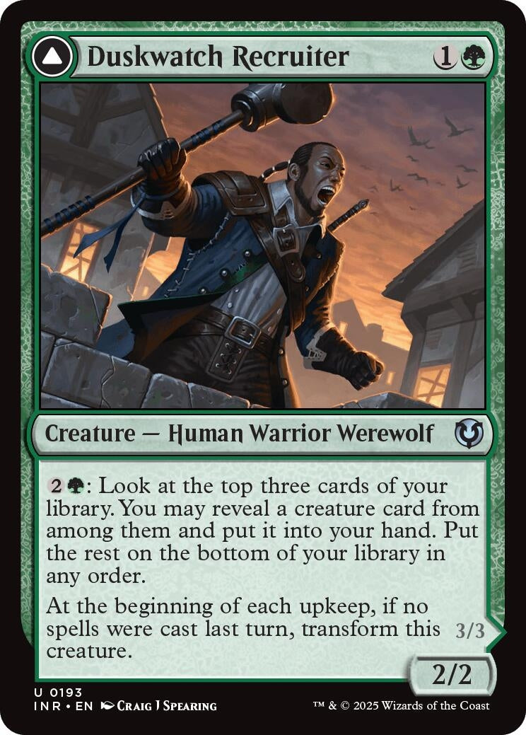 Image for Duskwatch Recruiter (Innistrad Remastered) (193) - Magic: The Gathering