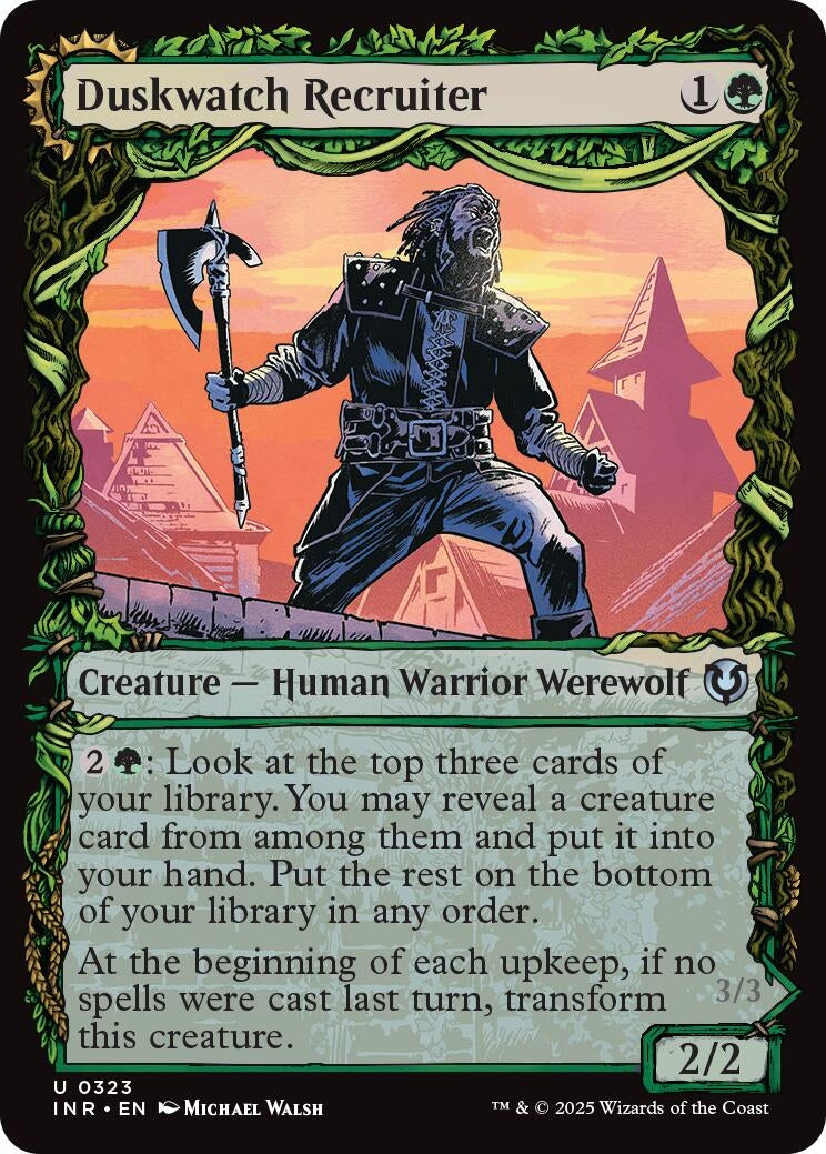 Image for Duskwatch Recruiter (Showcase) (Innistrad Remastered) (323) - Magic: The Gathering