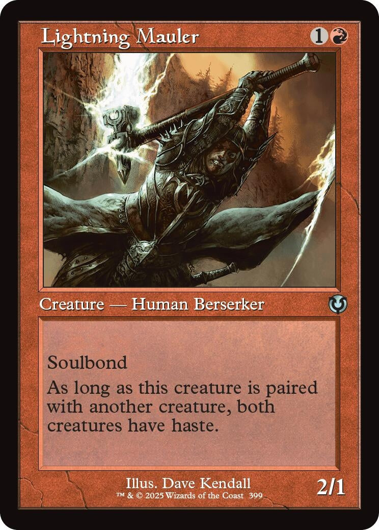 Image for Lightning Mauler (Retro Frame) (Innistrad Remastered) (399) - Magic: The Gathering