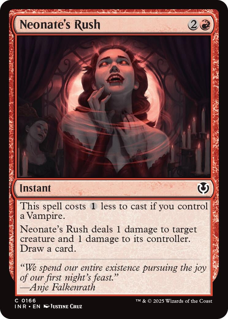 Image for Neonate's Rush (Innistrad Remastered) (166) - Magic: The Gathering