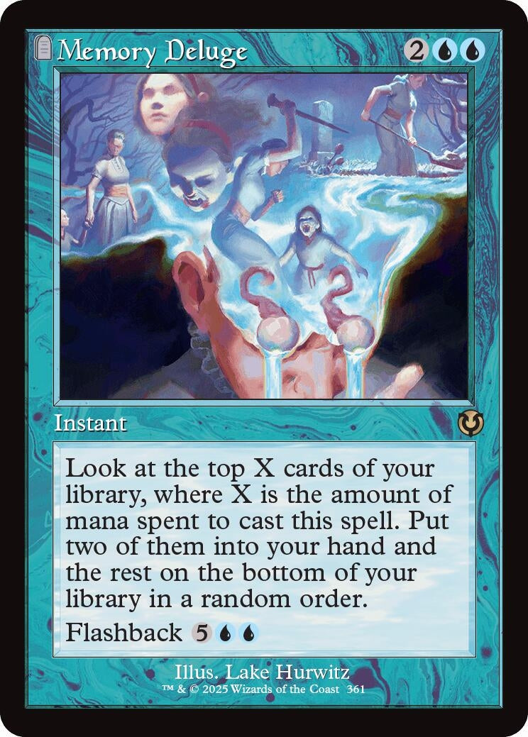 Image for Memory Deluge (Retro Frame) (Innistrad Remastered) (361) - Magic: The Gathering