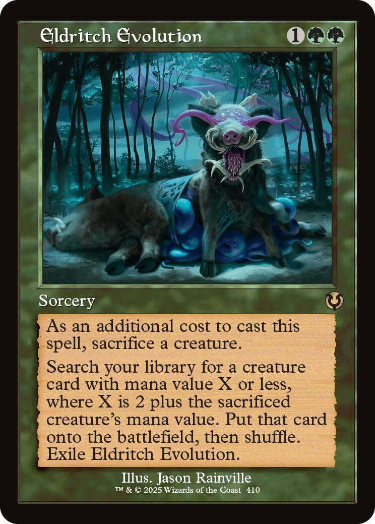 Image for Eldritch Evolution (Retro Frame) (Innistrad Remastered) (410) - Magic: The Gathering
