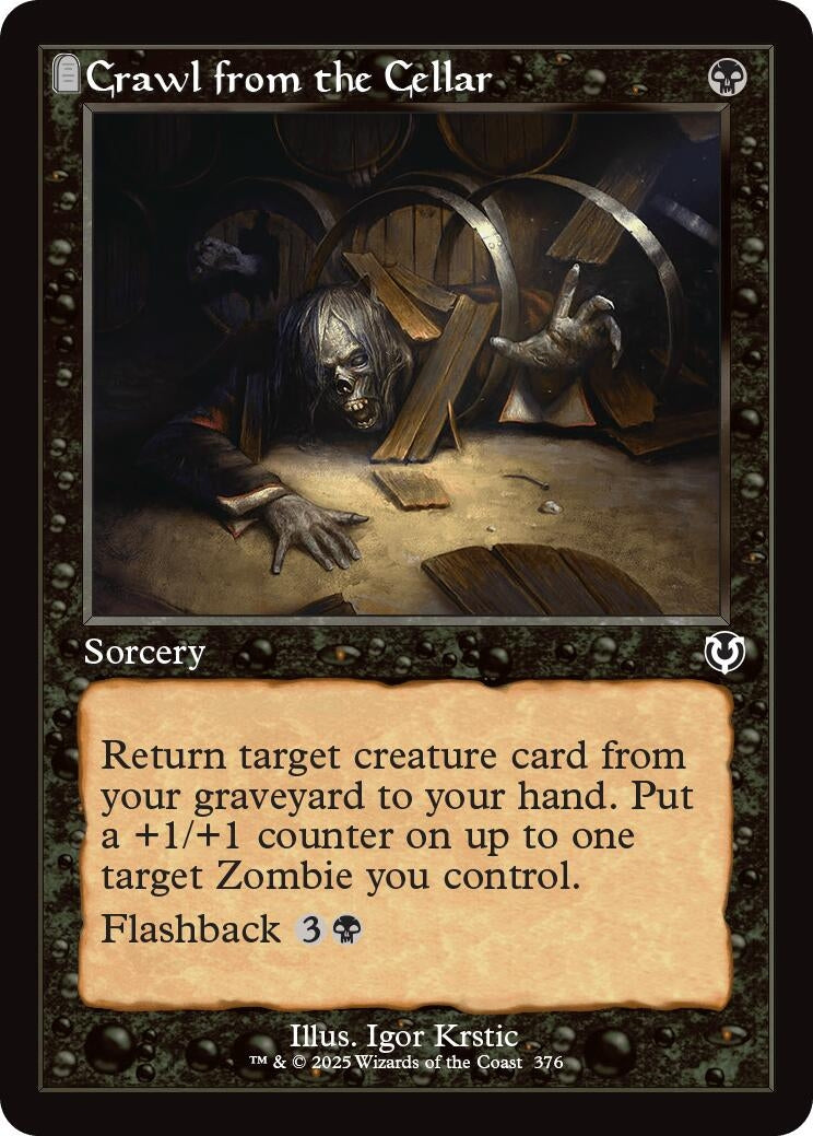 Image for Crawl from the Cellar (Retro Frame) (Innistrad Remastered) (376) - Magic: The Gathering