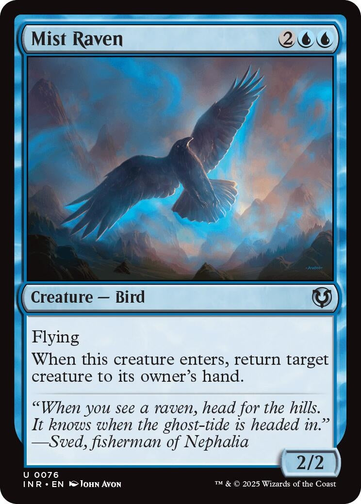 Image for Mist Raven (Innistrad Remastered) (76) - Magic: The Gathering