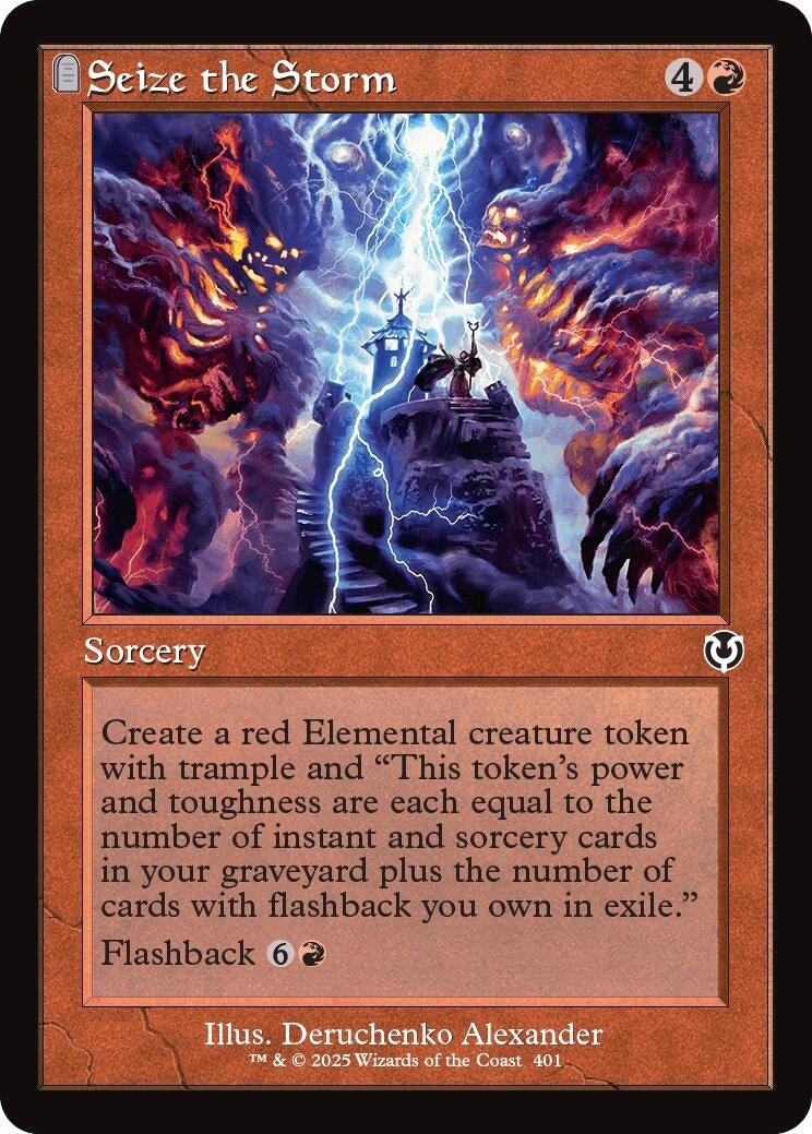 Image for Seize the Storm (Retro Frame) (Innistrad Remastered) (401) - Magic: The Gathering
