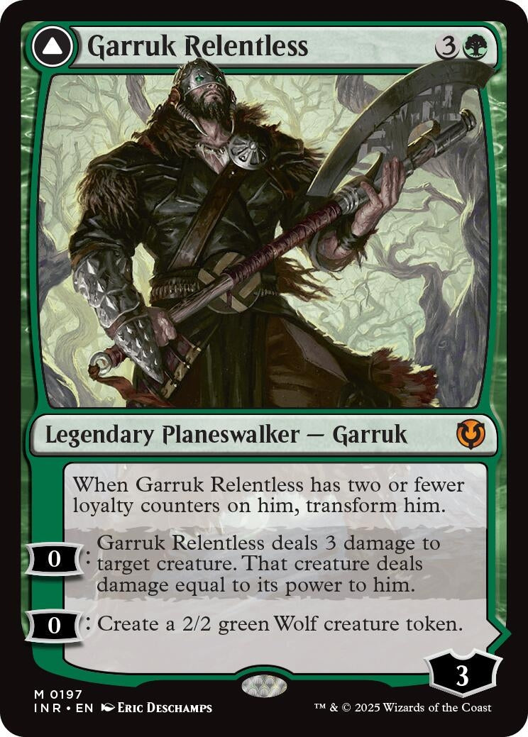 Image for Garruk Relentless (Innistrad Remastered) (197) - Magic: The Gathering