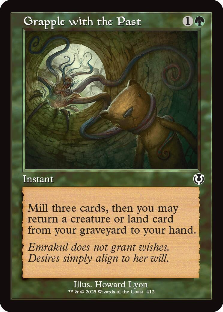 Image for Grapple with the Past (Retro Frame) (Innistrad Remastered) (412) - Magic: The Gathering