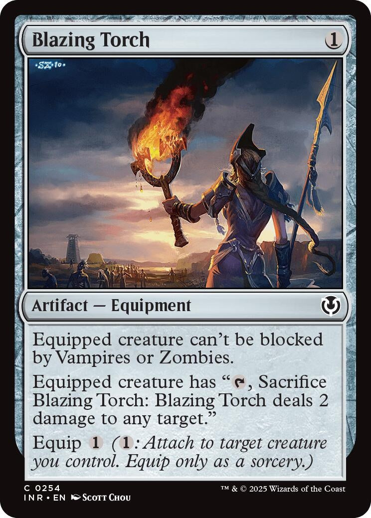 Image for Blazing Torch (Innistrad Remastered) (254) - Magic: The Gathering