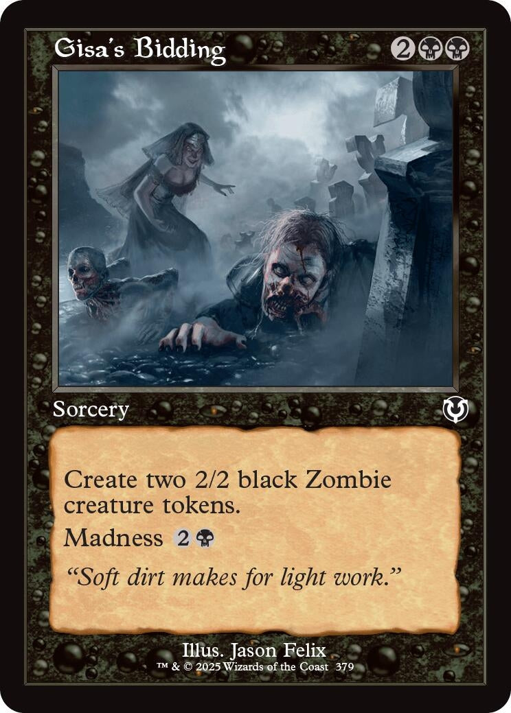 Image for Gisa's Bidding (Retro Frame) (Innistrad Remastered) (379) - Magic: The Gathering