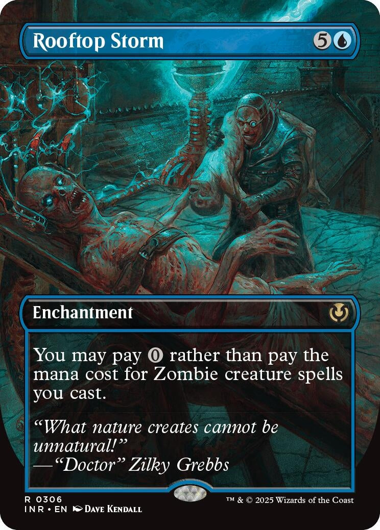 Image for Rooftop Storm (Borderless) (Innistrad Remastered) (306) - Magic: The Gathering