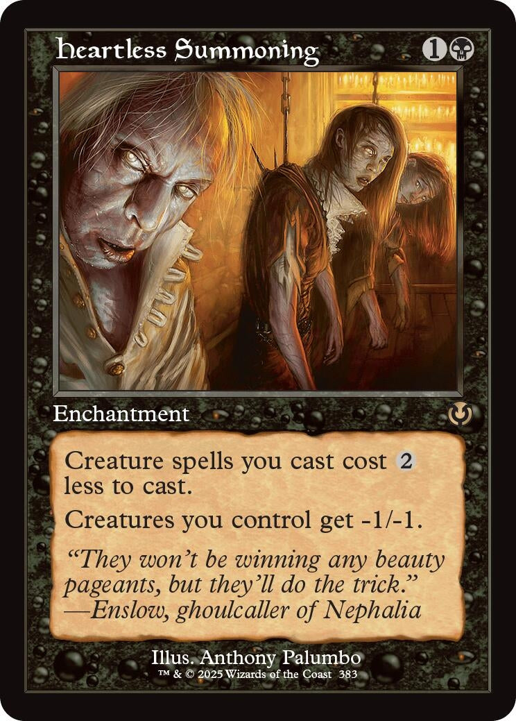 Image for Heartless Summoning (Retro Frame) (Innistrad Remastered) (383) - Magic: The Gathering