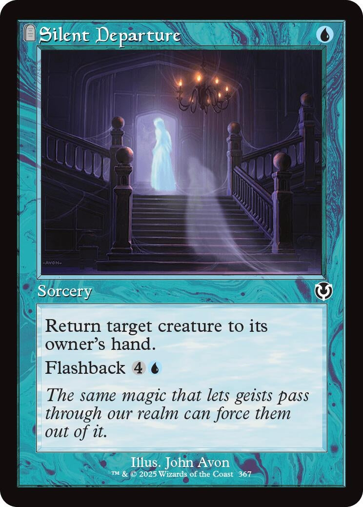 Image for Silent Departure (Retro Frame) (Innistrad Remastered) (367) - Magic: The Gathering