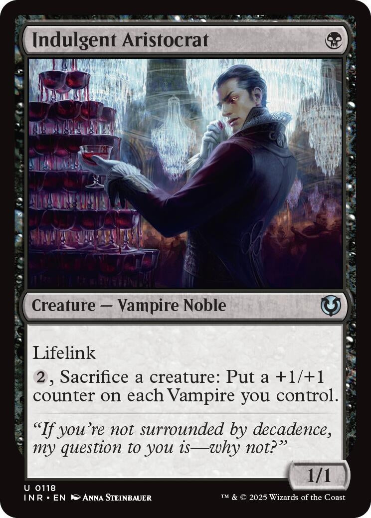 Image for Indulgent Aristocrat (Innistrad Remastered) (118) - Magic: The Gathering