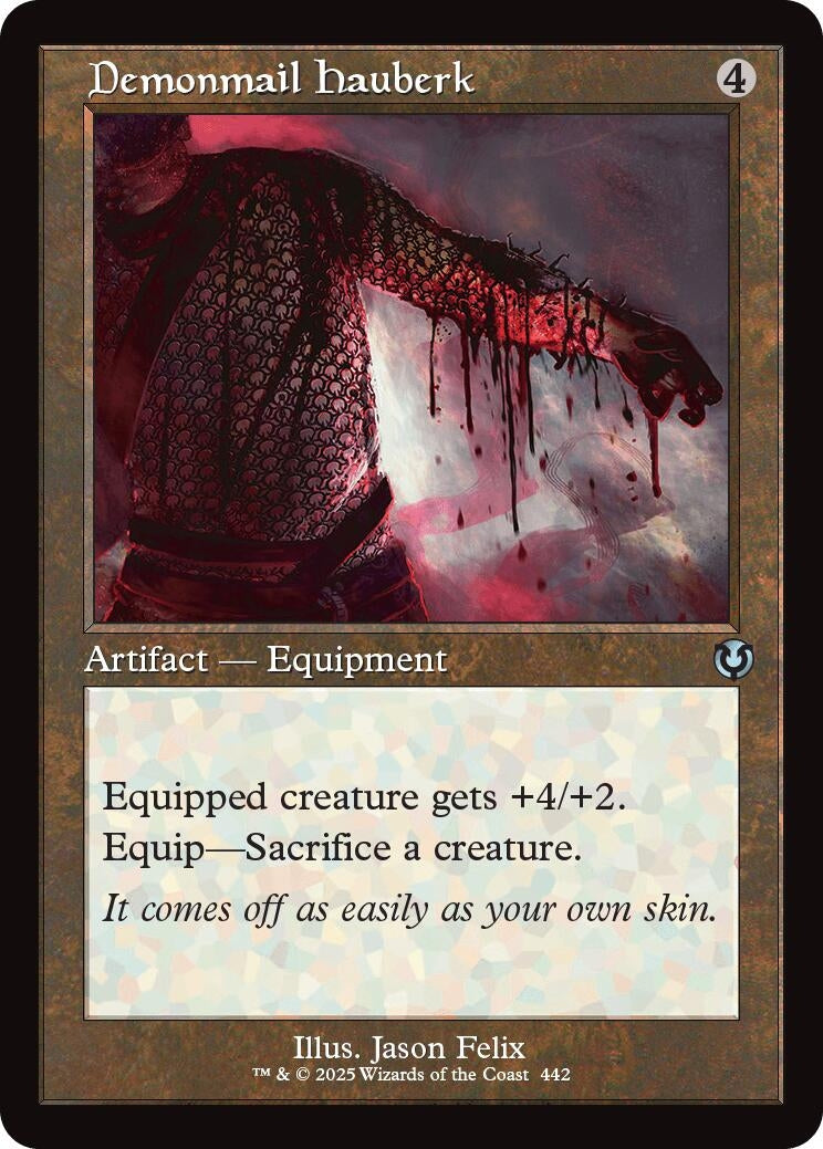 Image for Demonmail Hauberk (Retro Frame) (Innistrad Remastered) (442) - Magic: The Gathering