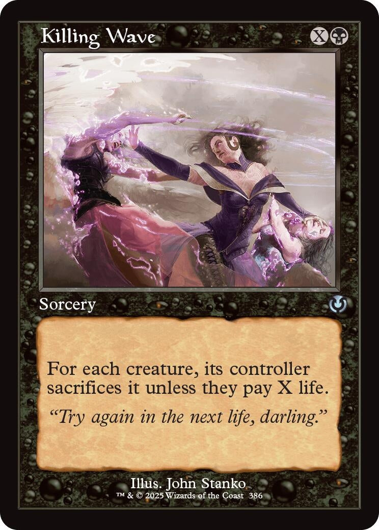 Image for Killing Wave (Retro Frame) (Innistrad Remastered) (386) - Magic: The Gathering